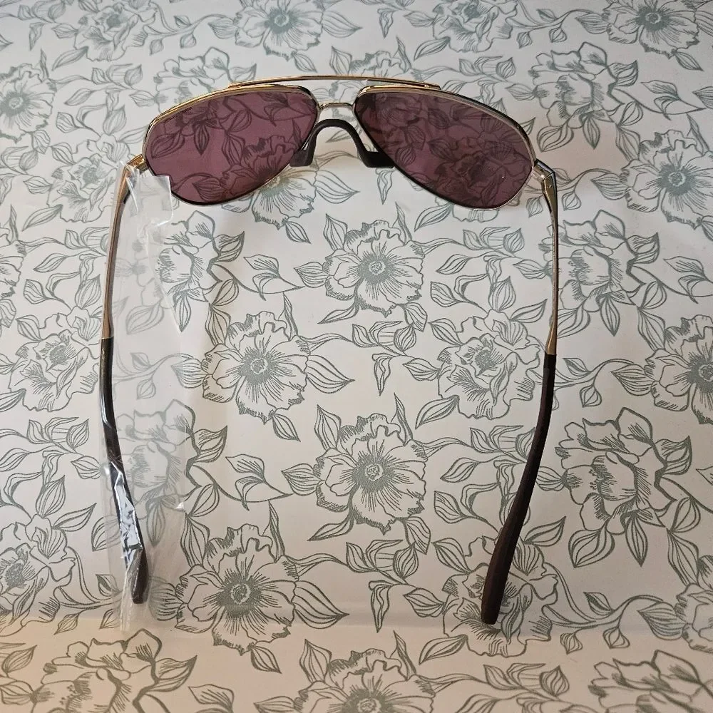 NWT Nike Outrider 62mm Mirrored Aviator Sunglasses